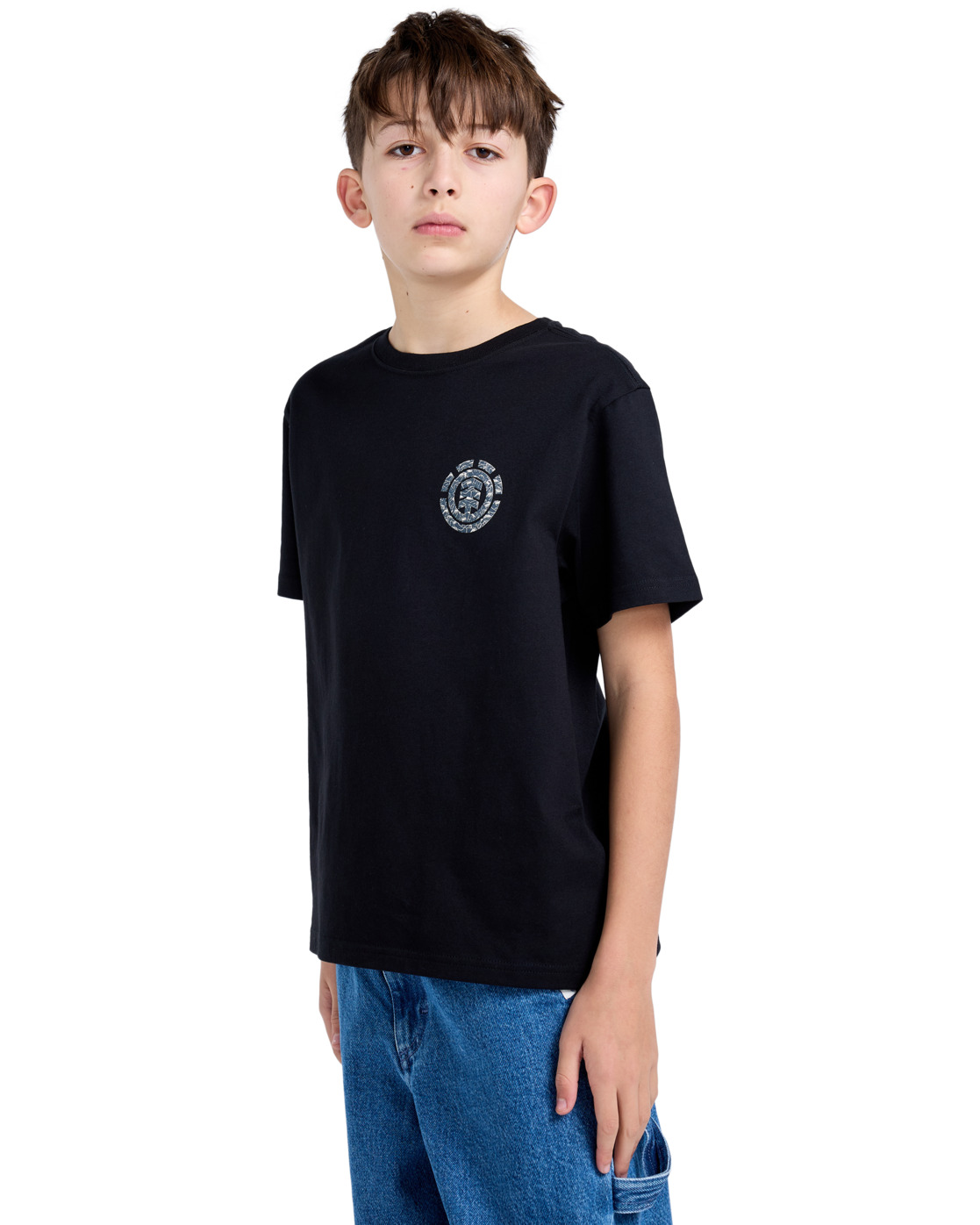 Element Timber Sliding SS Youth Flint Black
