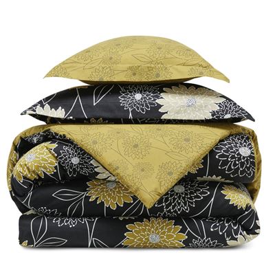Linge de lit motif fleurs - BECQUET CRÉATION