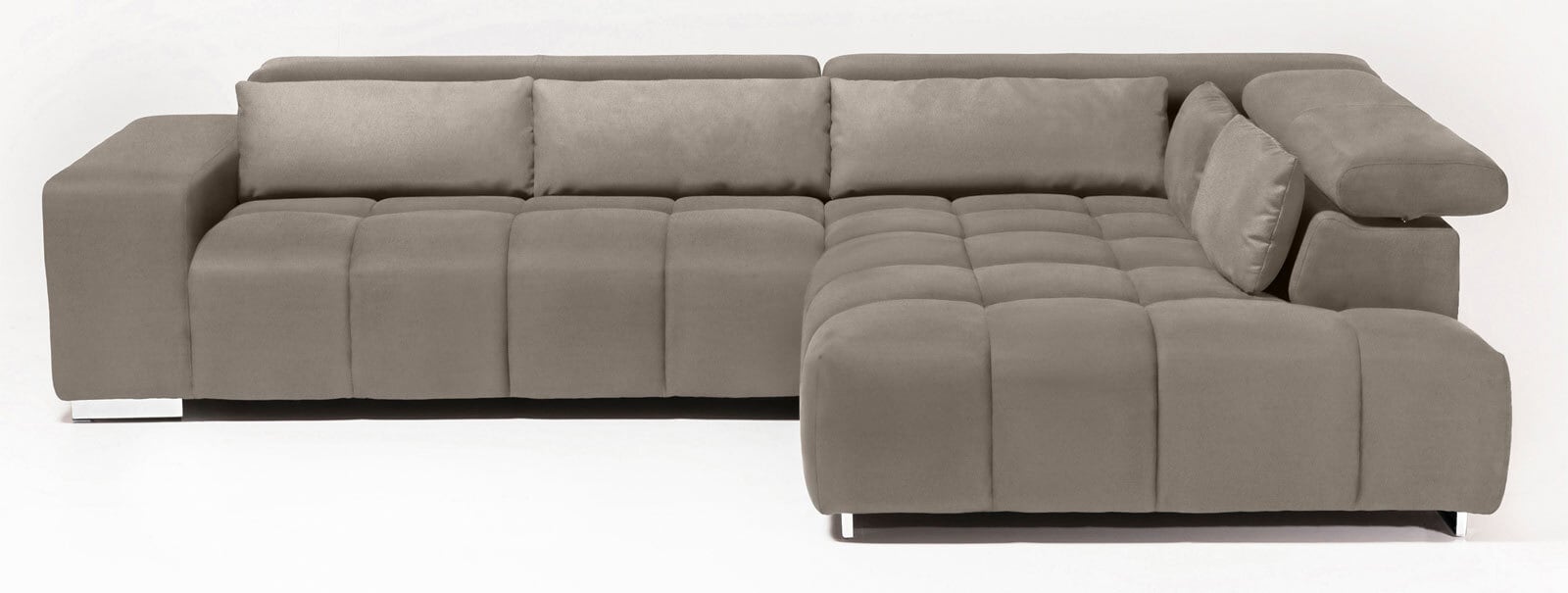 vito Ecksofa ORION 308 x 225 cm silver