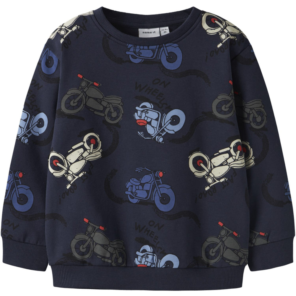 Køb Name It Navy Blazer Nmmbrett Ls Nreg Sweat Unb Box