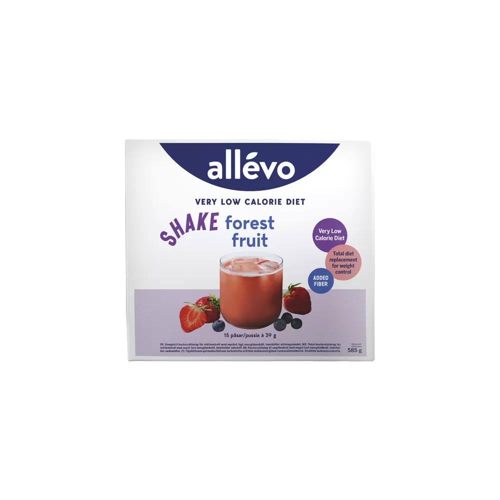 Allévo VLCD Shake Forest Fruit - 15x39 g