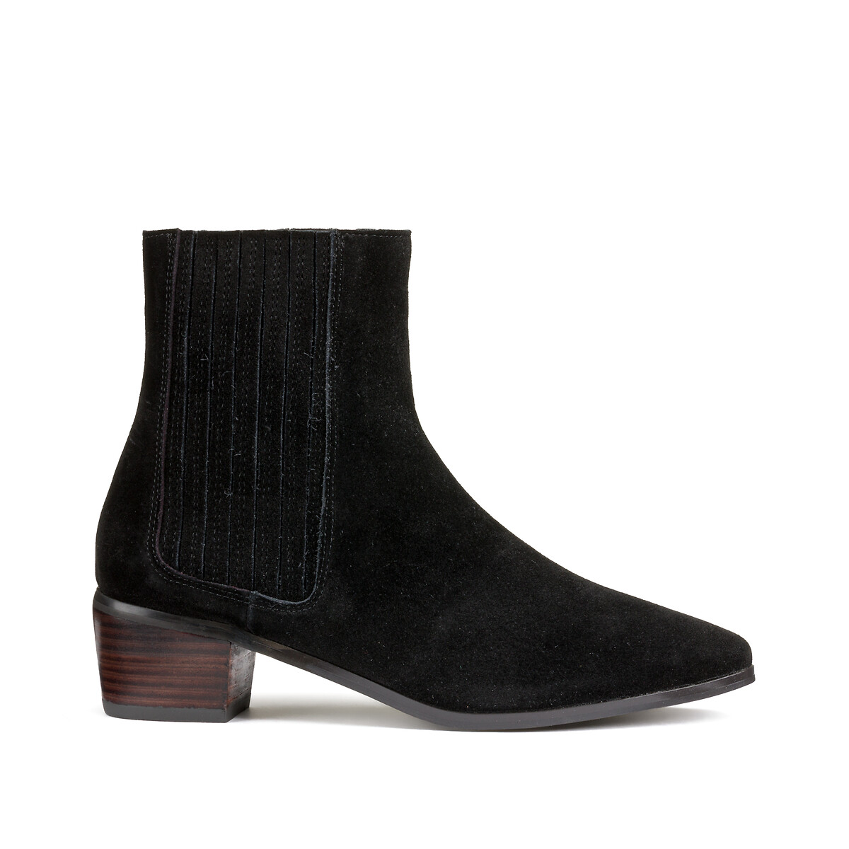 COLEÇÕES LA REDOUTE<br>Botas Santiag em camurça