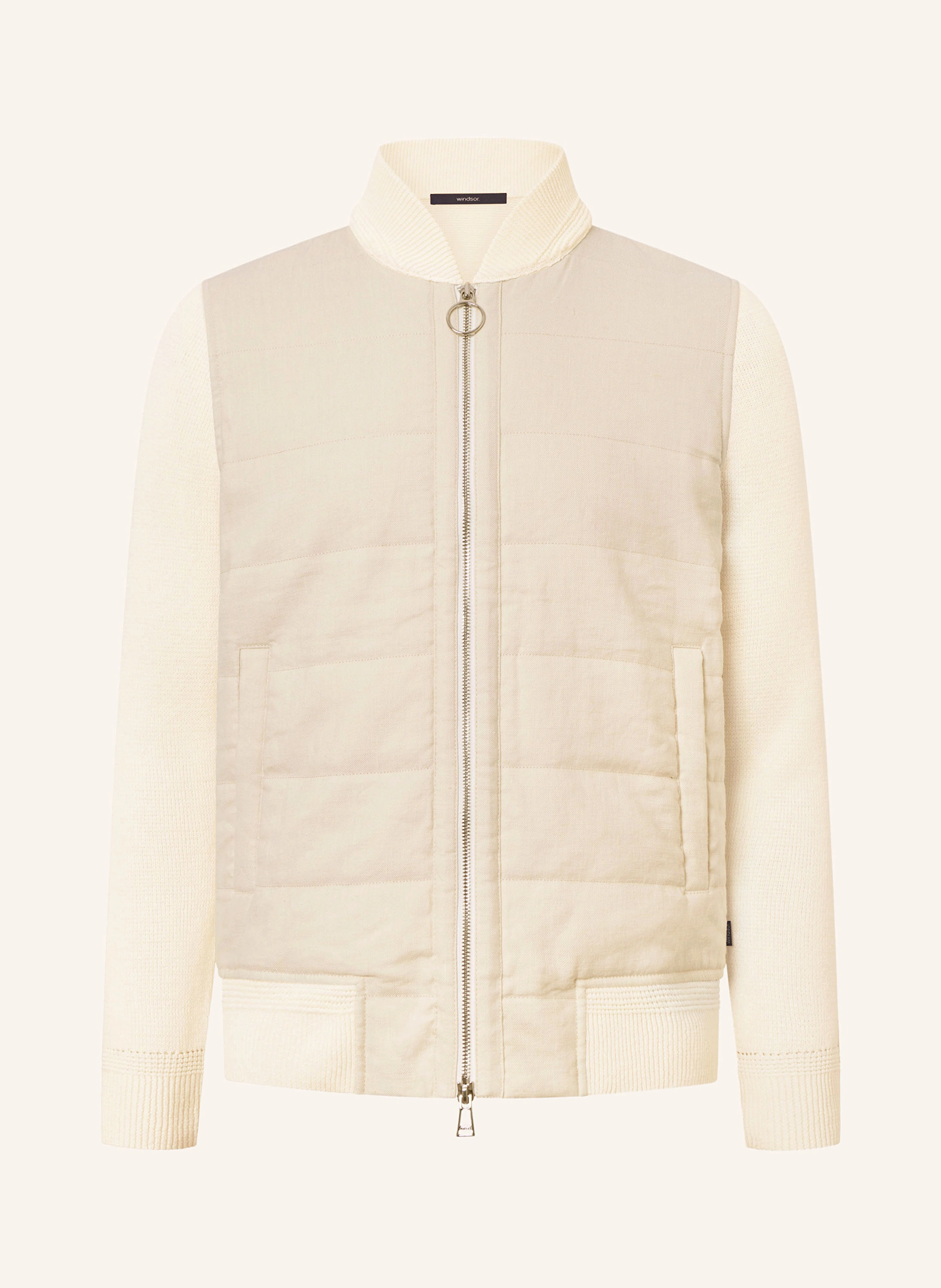 windsor. Blouson CAROLIN-J im Materialmix mit Leinen