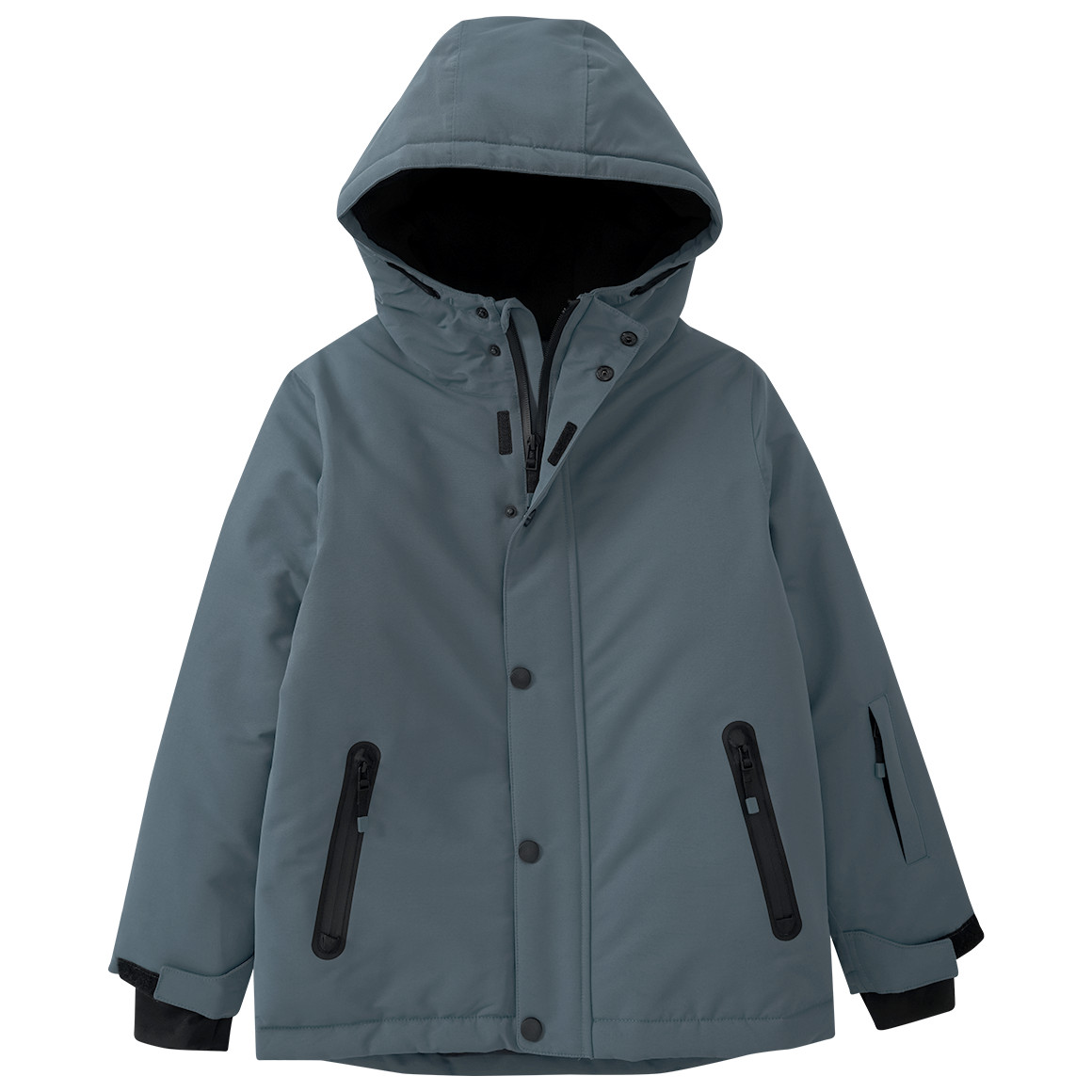 Topolino Kinder Schneejacke mit Schneefang dunkelgrau