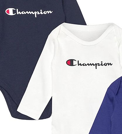 Champion Body l/æ - 3-Pak - Blå/Hvid/Sort