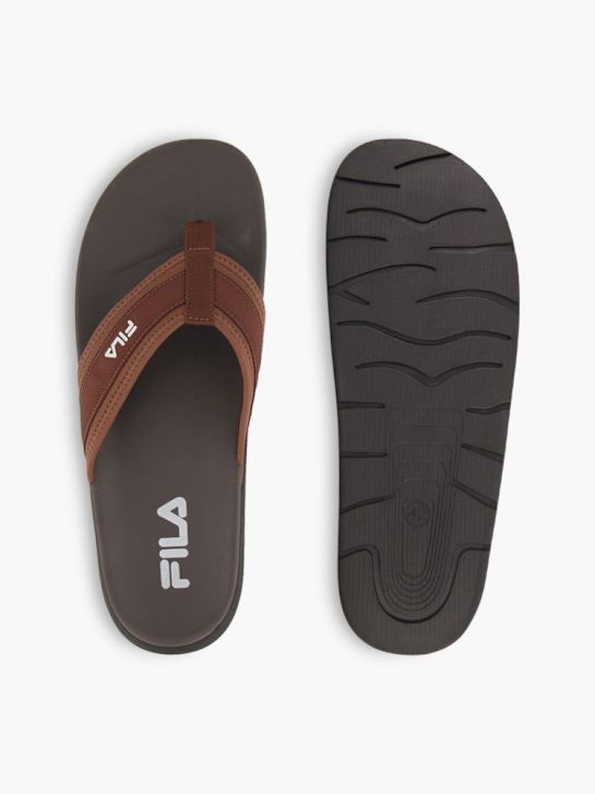 FILA Pantoletten-Zehentrenner Braun