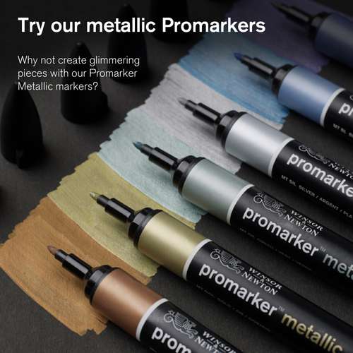 WINSOR & NEWTON™ promarker metallic™ 6er-Set
