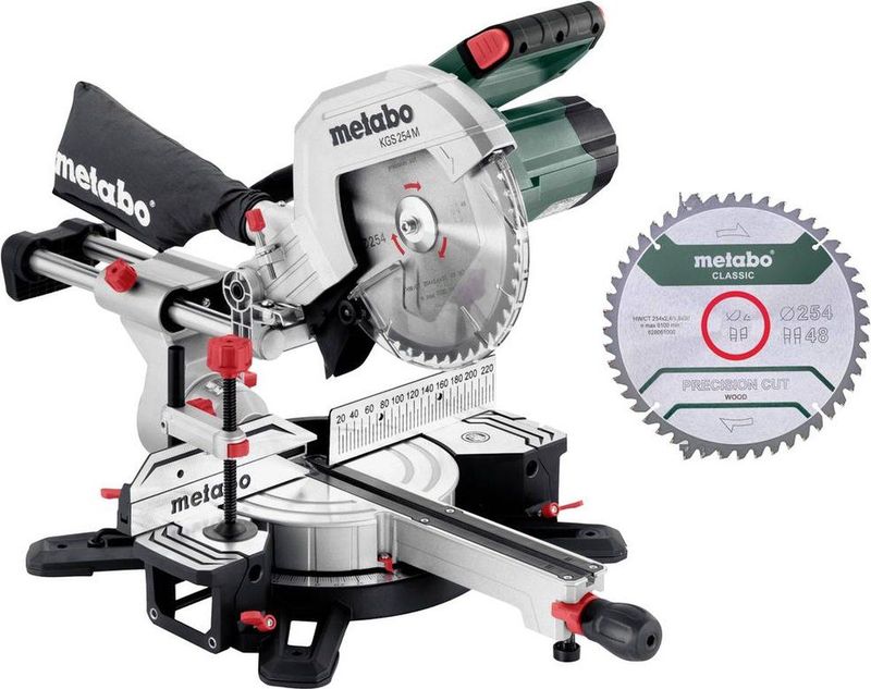 Metabo 613254900 KGS254M SET Afkortzaag 1450 W 254 mm 30 mm