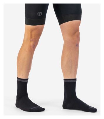 Chaussettes Velo Rogelli Bamboe Waterproof - Unisexe - Noir