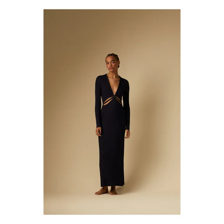 Tressé Robe Rakao | Bleu marine