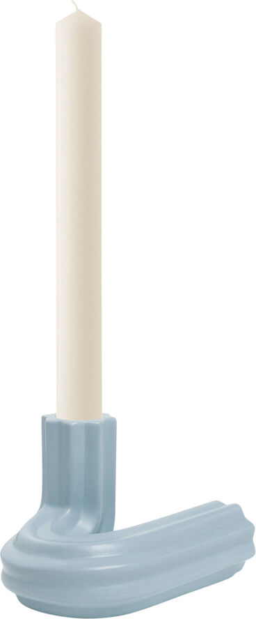 OCTAEVO CANDLE HOLDER TEMPLO LIGHT BLUE Blue