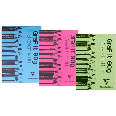 GraF'it bloc agrafé 80F A5 90g - Aléatoire