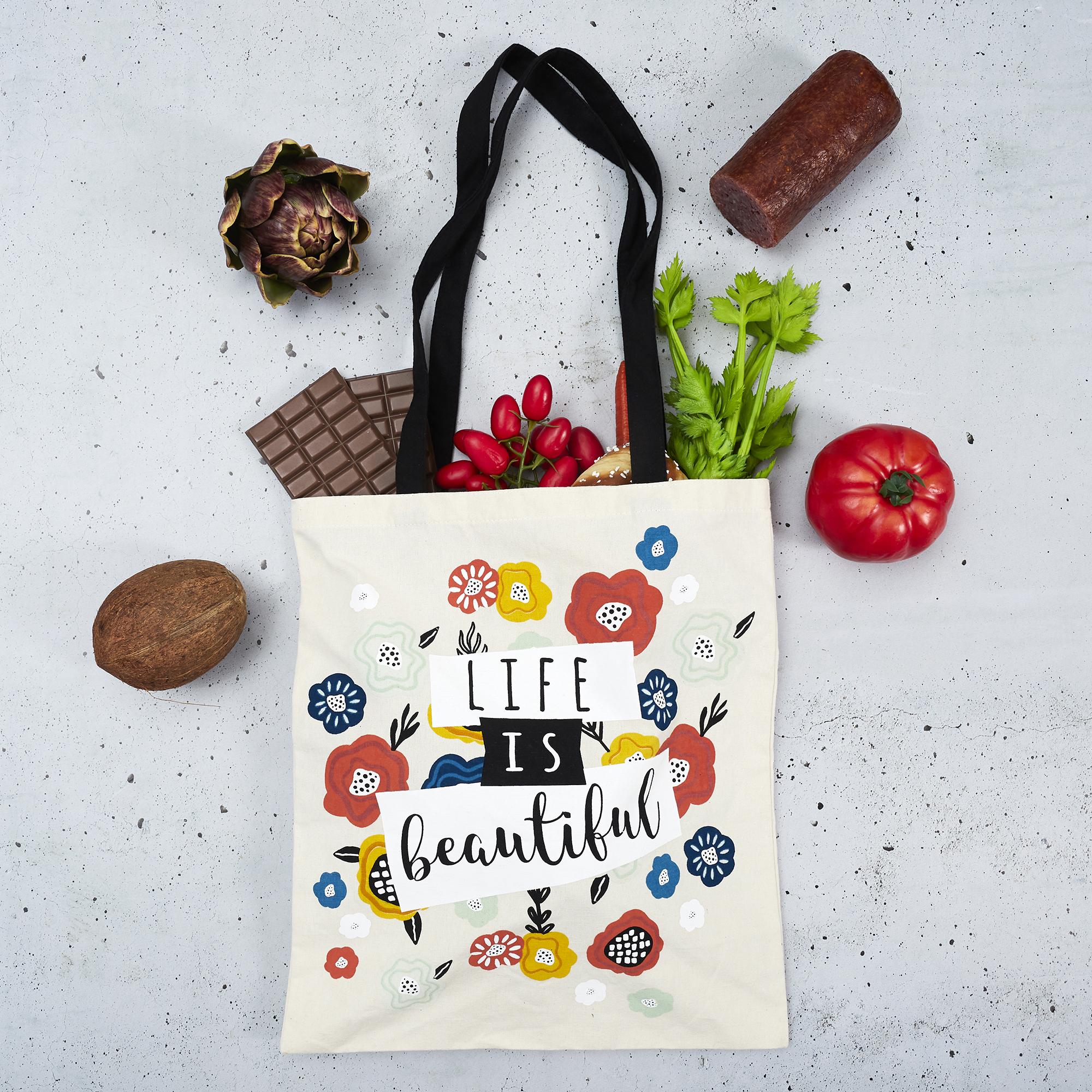 SAC EN TOILE LIBERTY 38X40CM