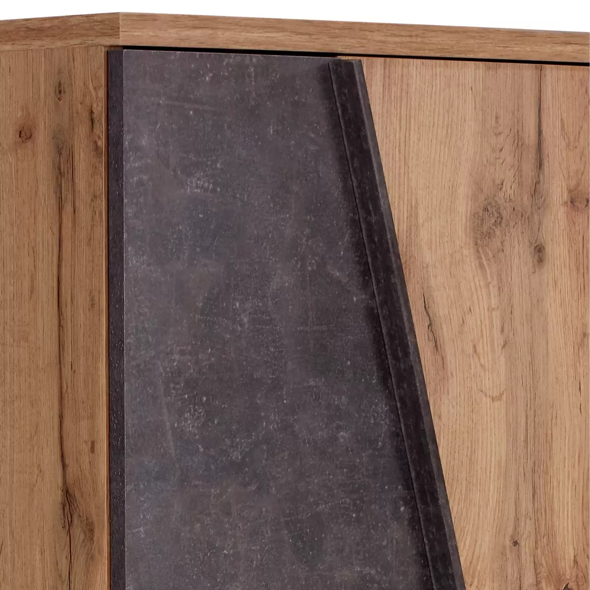 Highboard Venedig Betonoptik,Eiche