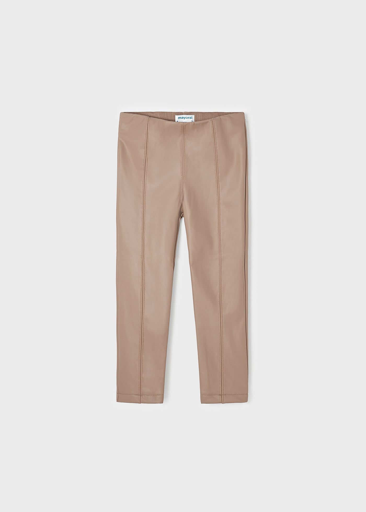 Leggings de couro sintético para meninas