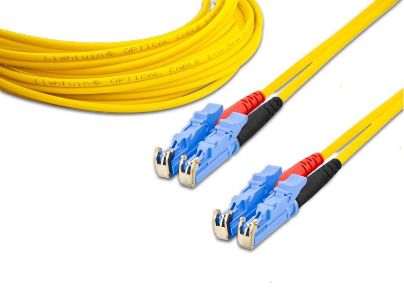Lightwin LWL-Patchkabel Singlemode, LSH – LSH, OS2, Duplex, Singlemode LSH (E2000 kompatibel)-LSH (E2000 kompatibel) Duplex OS2 2 m