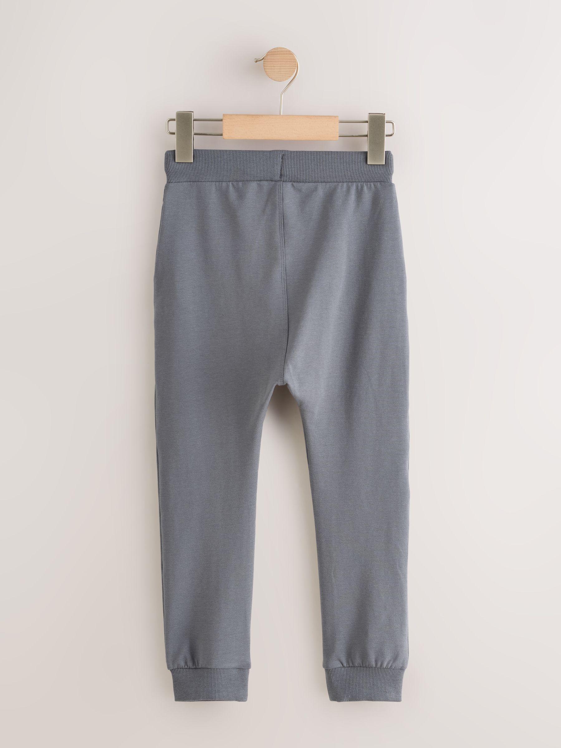 Grijs/zwart/groen - Verpakking van 5 joggingbroeken (3mnd-7jr)