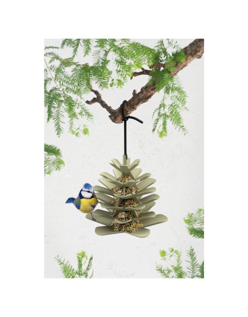 Singing Friend Voersilo Jesse 100% Recycled - Voersilo - 13x13x15 cm 130 g Grijs
