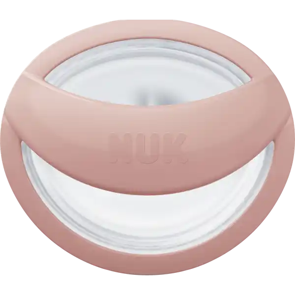 MommyFeel Silikon-Schnuller, 0-9 Monate, rot & beige