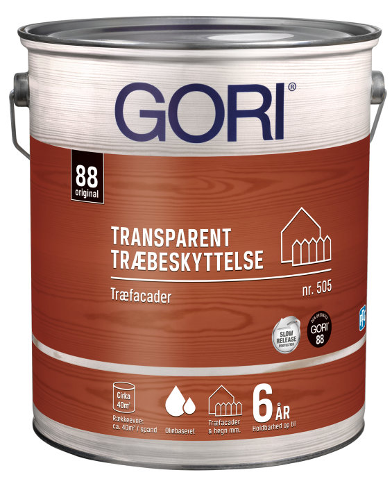 GORI 505 transparent træbeskyttelse teak 5 liter