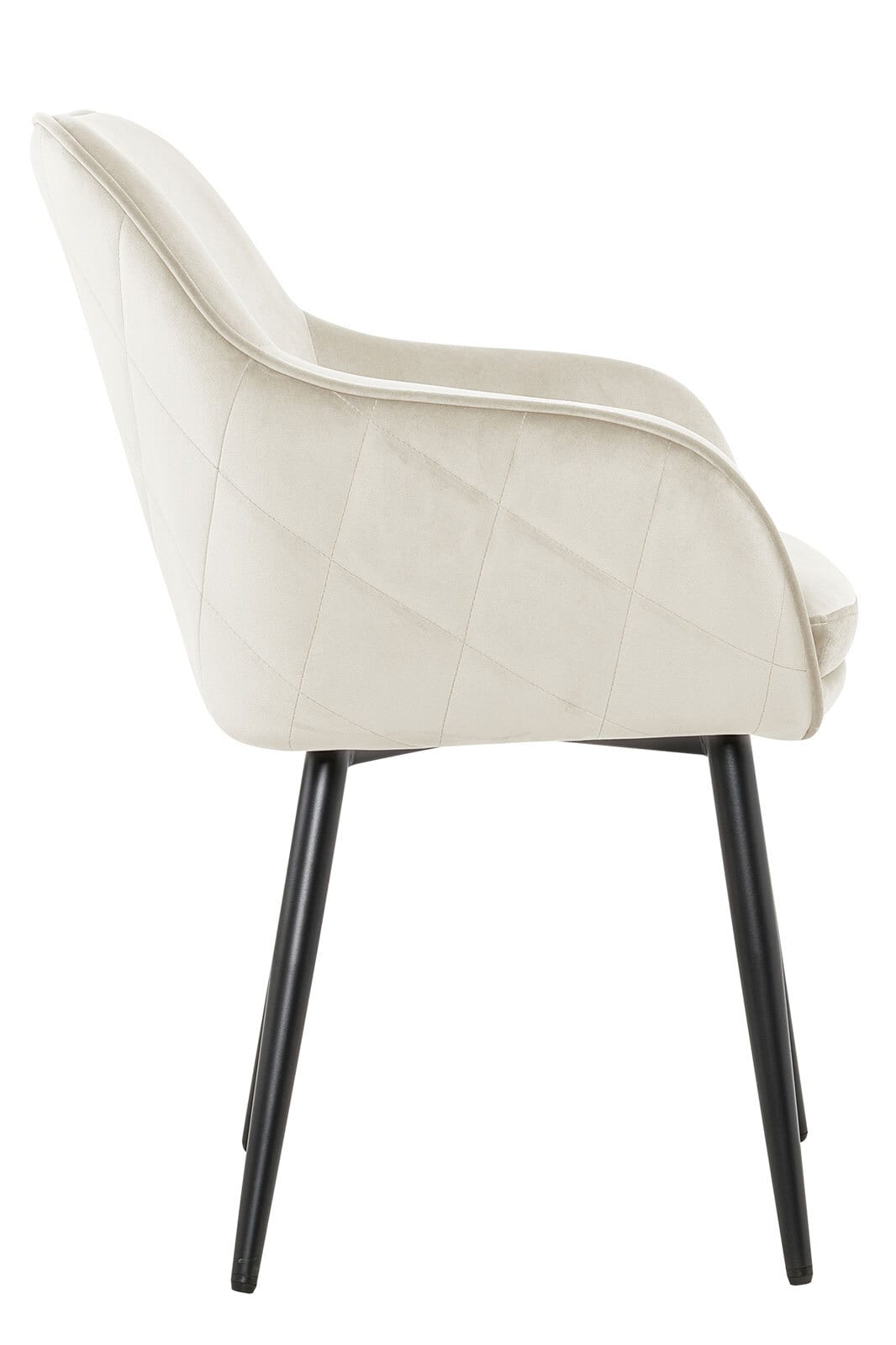 CASAVANTI Esszimmerstuhl Samt creme