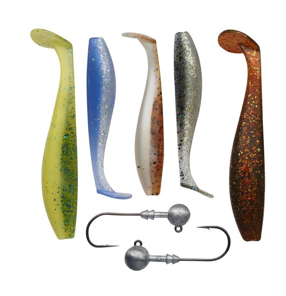 Set de leurres pour le Sandre Abu Garcia Starter Pack Zander (7pcs)
