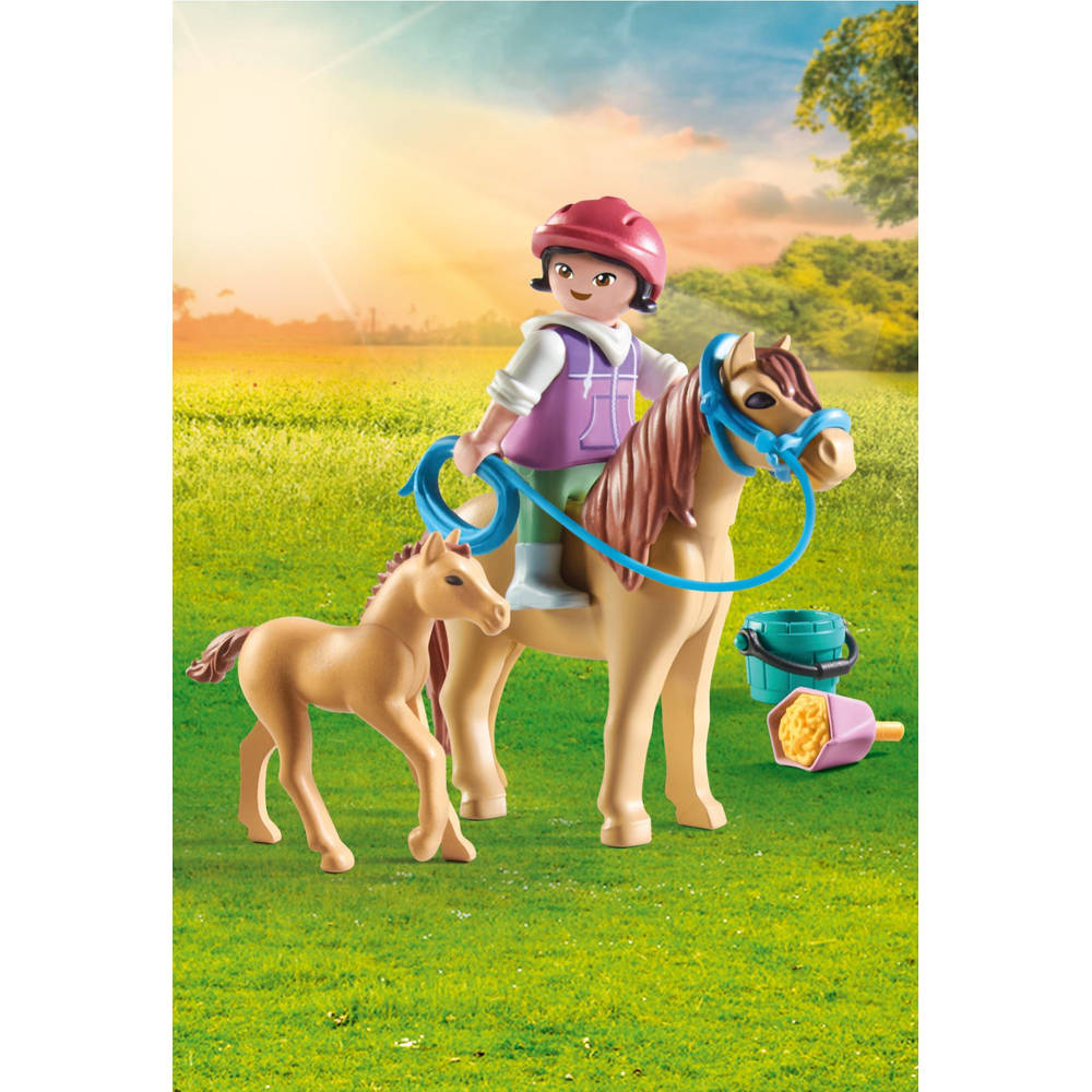 PLAYMOBIL Horses of Waterfall kind met pony en veulen 71498