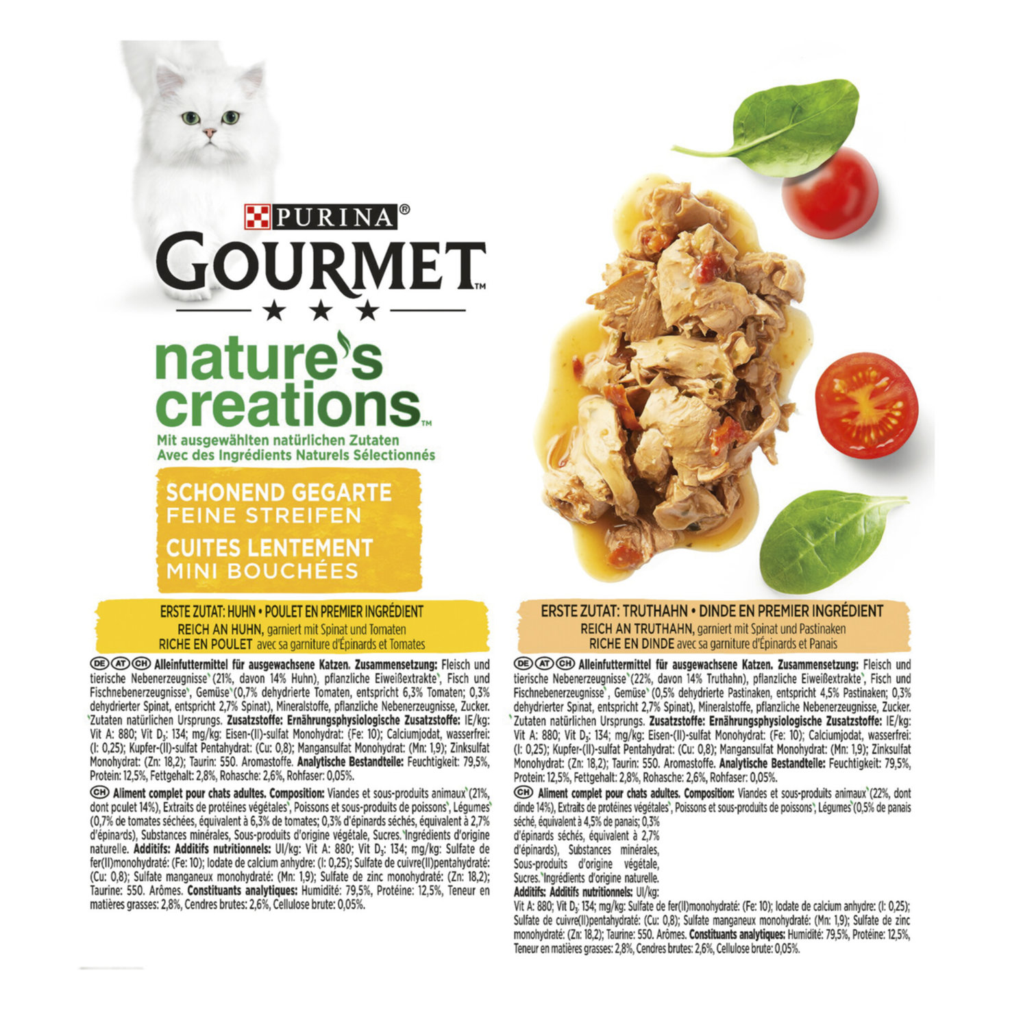 Gourmet Nature's Creation Fleisch 8x85g