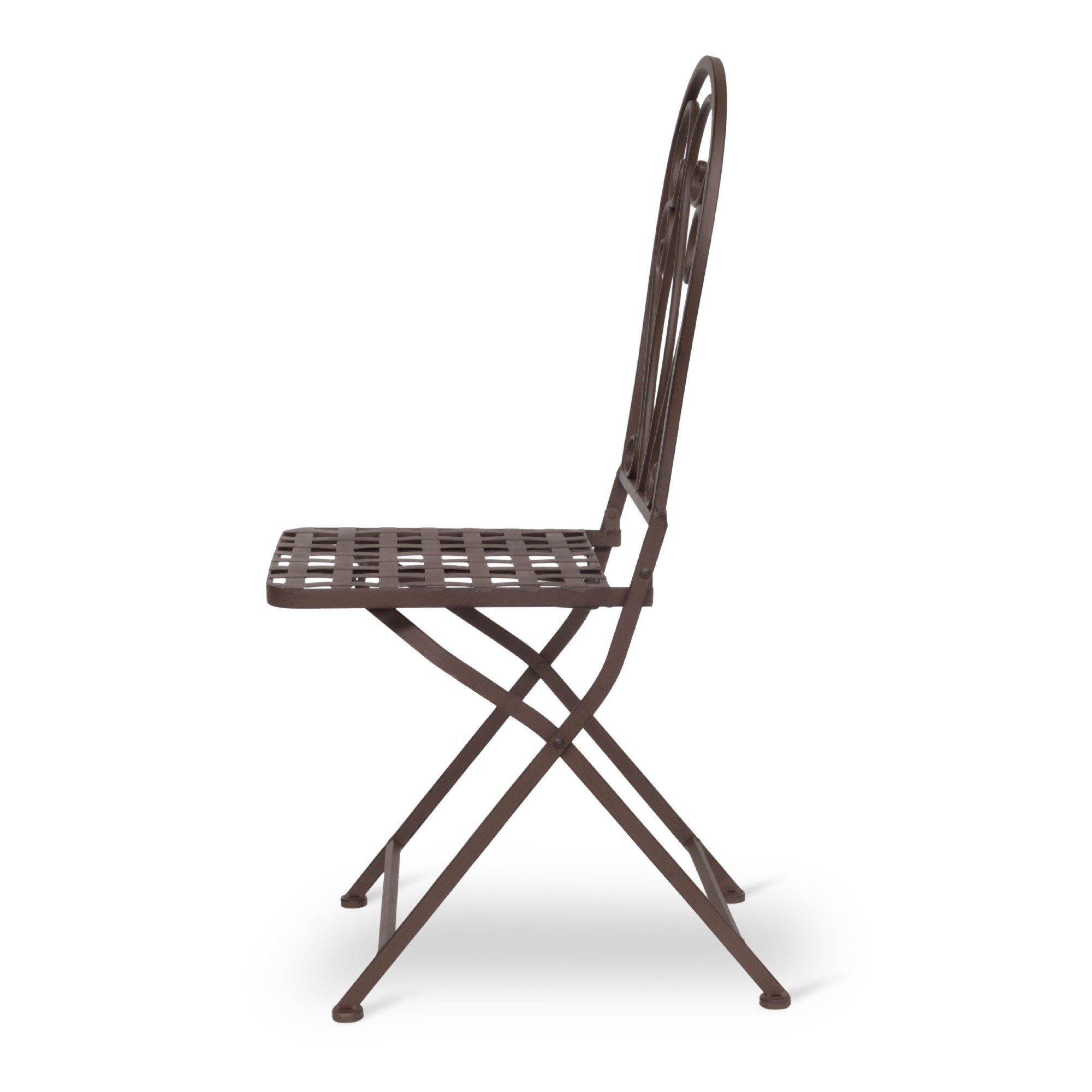 Stuhl 'Versailles' aus Eisen, braun, B 37 cm, H 94 cm, L 38 cm günstig bestellen