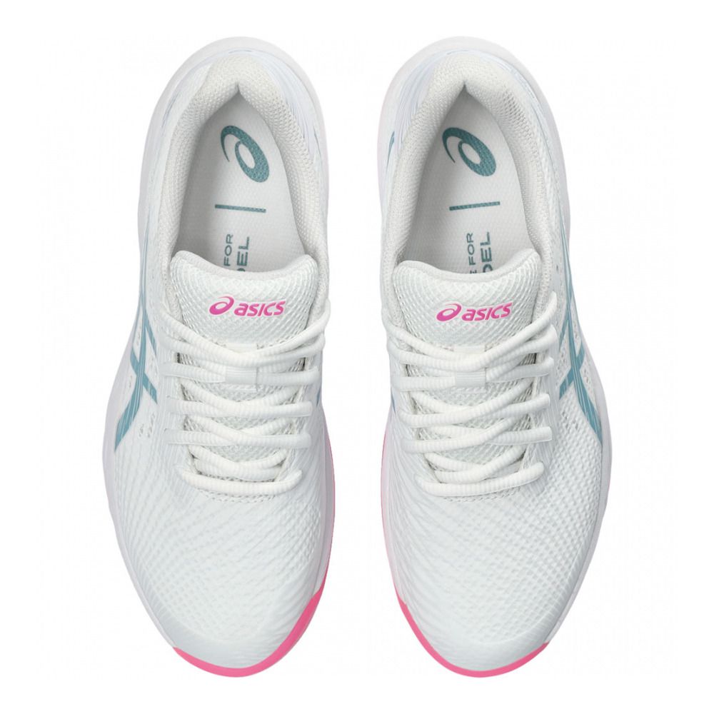 Asics GEL-GAME 9 PADEL - Chaussures de padel Femme white/gris blue