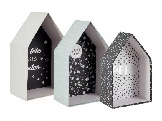 Lot de 3 Boîtes Gigognes 