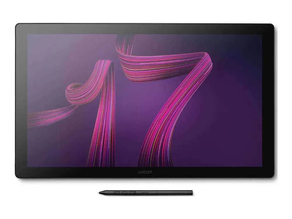 Wacom Cintiq Pro 17 - Digitizer m/ LCD-skærm - 21.5 x 38.2 cm - elektromagnetisk - 8 knapper - kablet - USB - sort