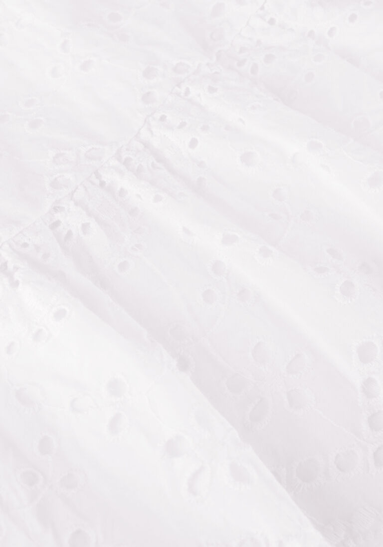 NOTRE-V witte notre-v mini jurk nv-donna dress broderie anglaise dress