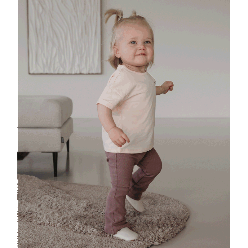 Shoesme wit BABY-PROOF® T-band schoentje Leer | Meisjes schoenen