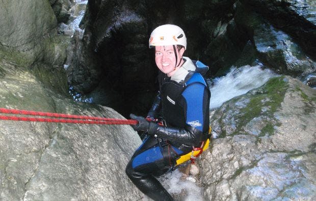 Canyoning Schnuppertour in Steinbach als Geschenkidee