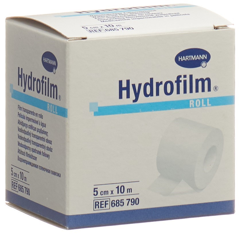 Hydrofilm ROLL Wundverband Film 5cmx10m transparent 1 Stk
