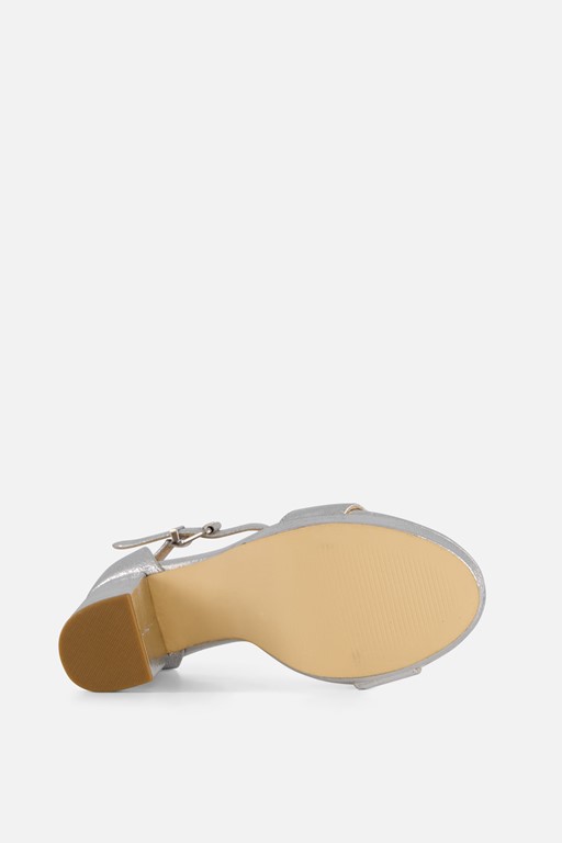 Ann Rocks Sandalen zilver Pu