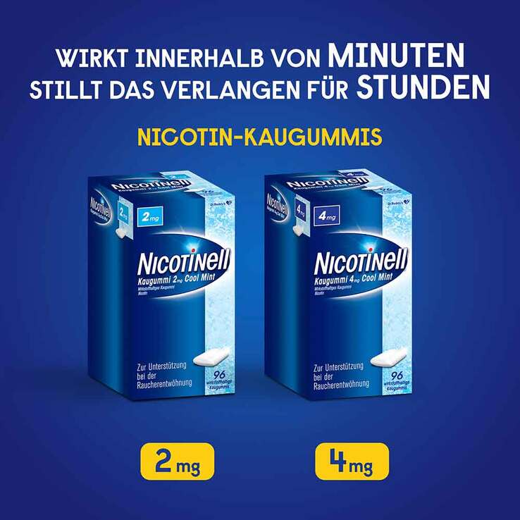 NICOTINELL Kaugummi 2 mg Spearmint, 96 St
