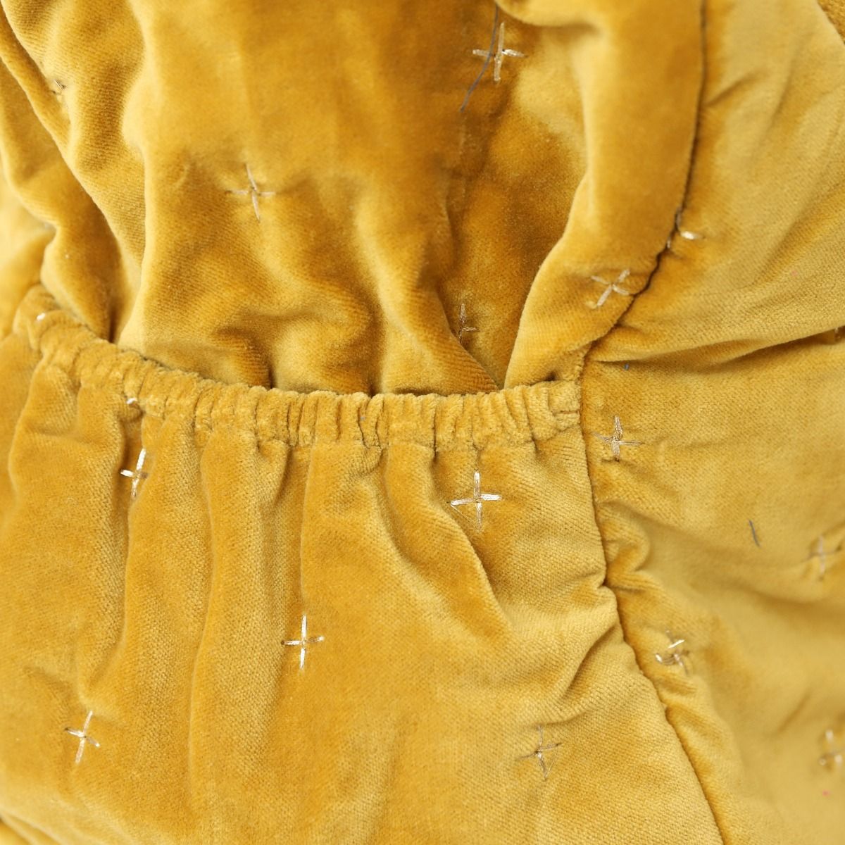 Sac à langer velours moutarde Amande