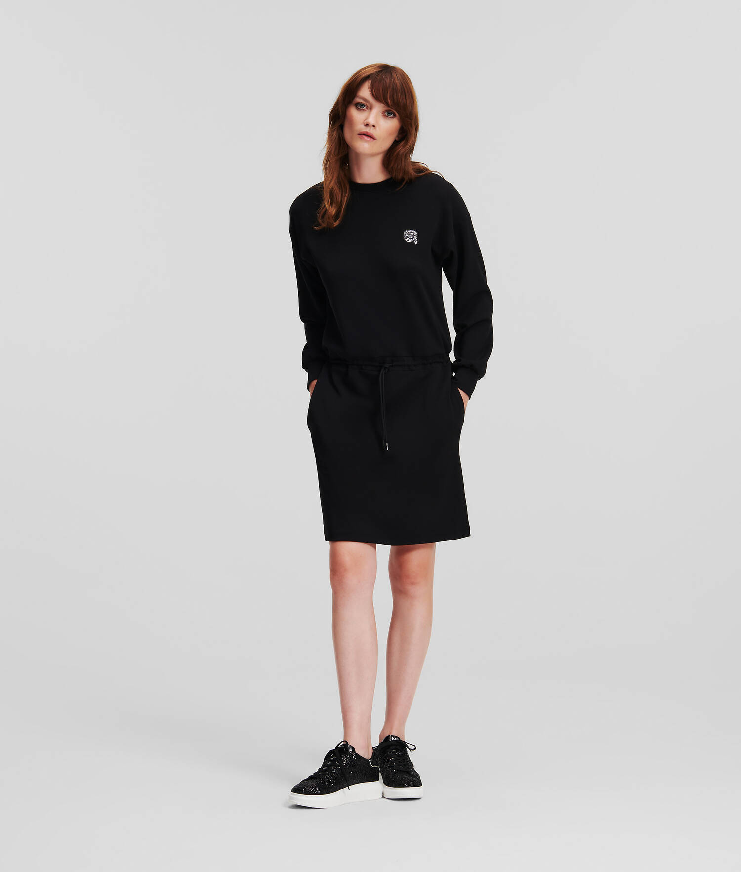 ROBE SWEAT À PAILLETTES K/IKONIK