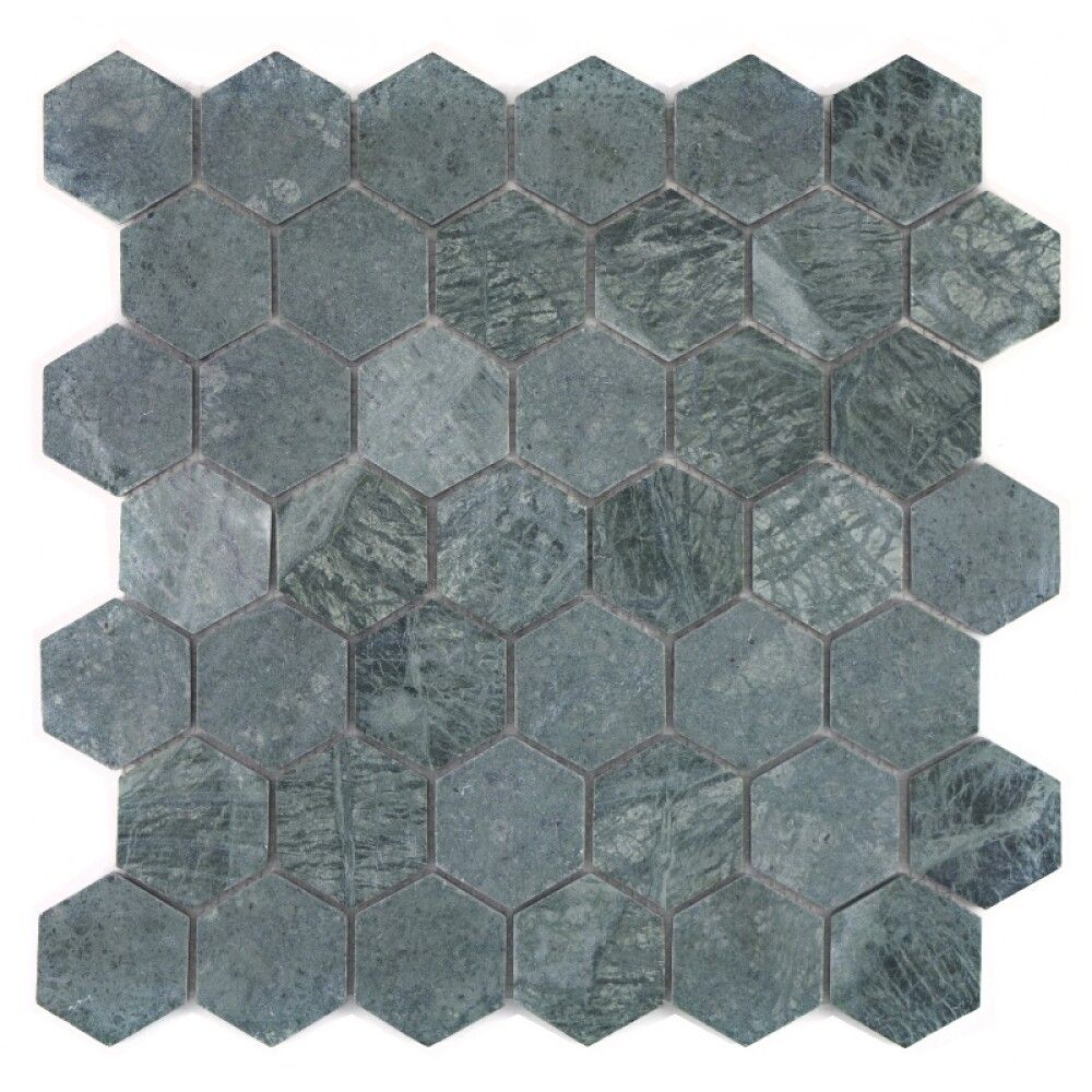 MOSAIKK HEXAGON MARBLE GREEN MOS HXN407
