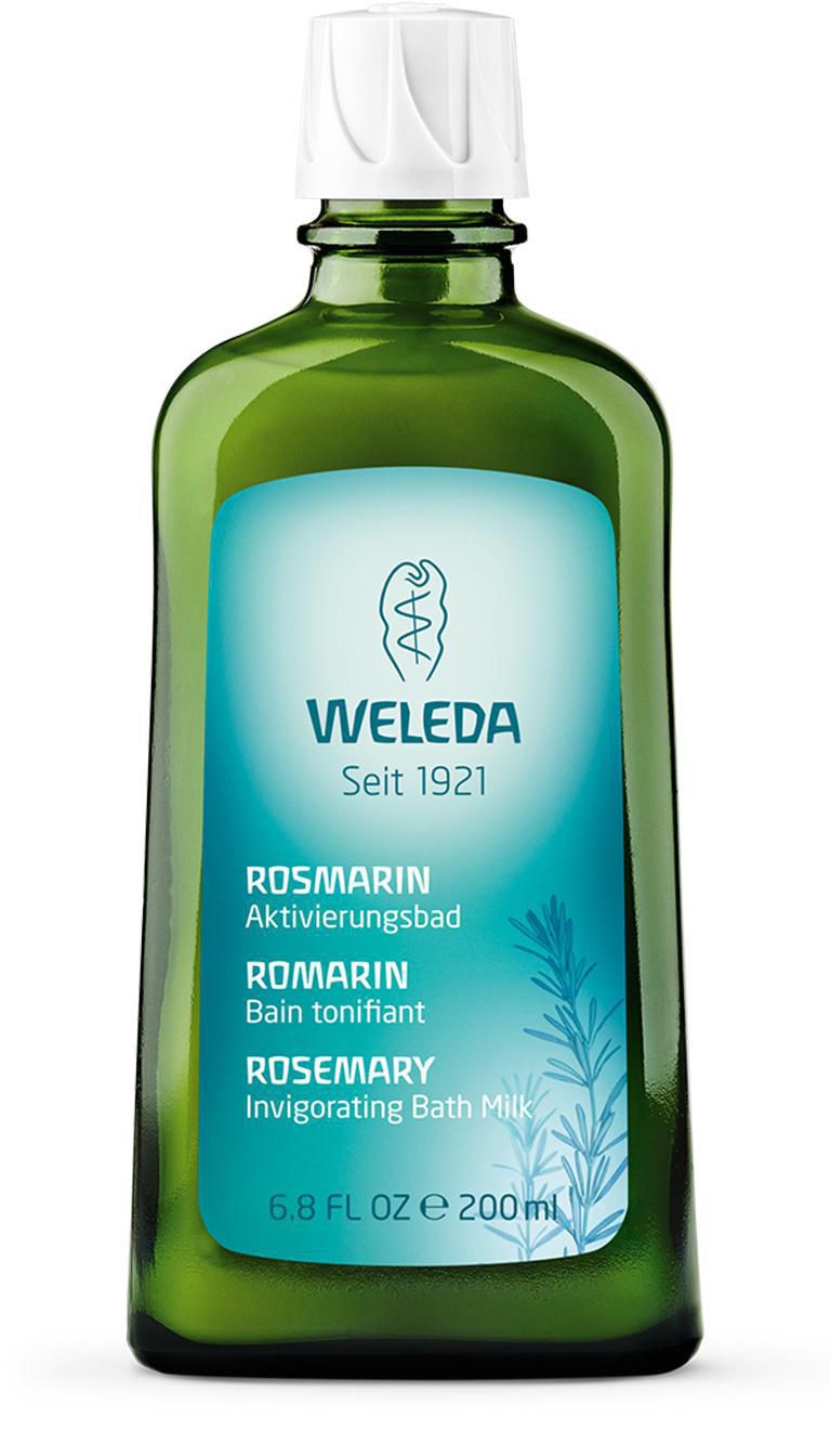 Weleda Aktivierungsbad Milch Rosmarin Glasfl 200 ml
