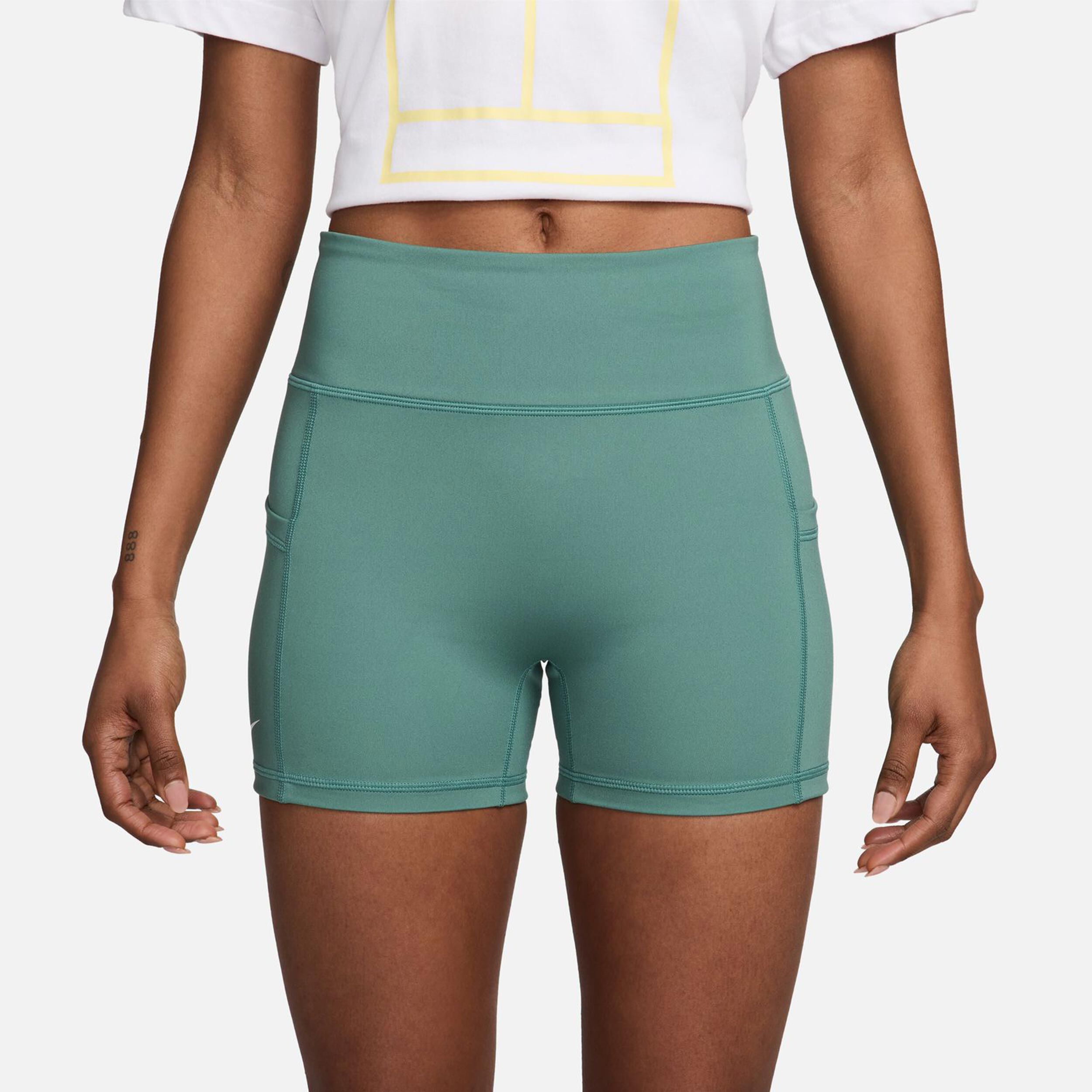 Nike Dri-Fit Advantage Short Avec Poche-balles Femmes - Vert Foncé