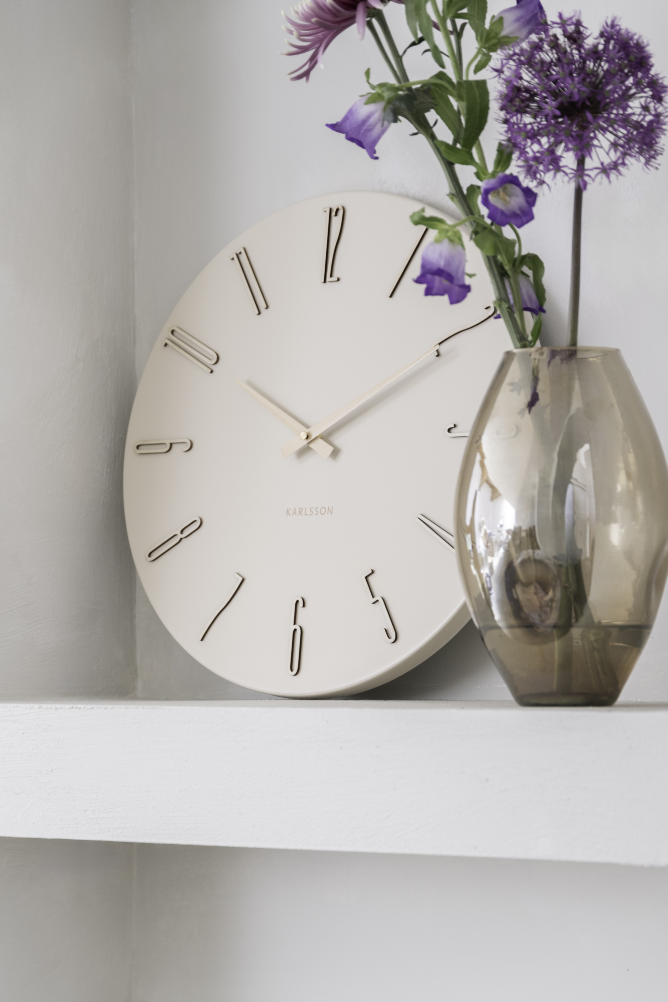 Wandklok Esmerado Gebroken wit