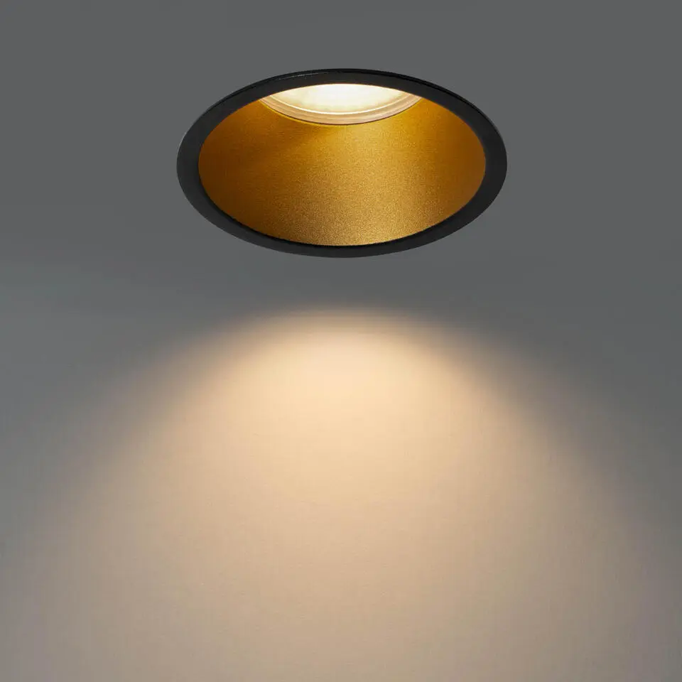 Qazqa tuinspots dept zwart gu10