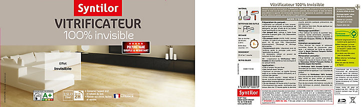 Vitrificateur 100 % invisible Syntilor 2,5L
