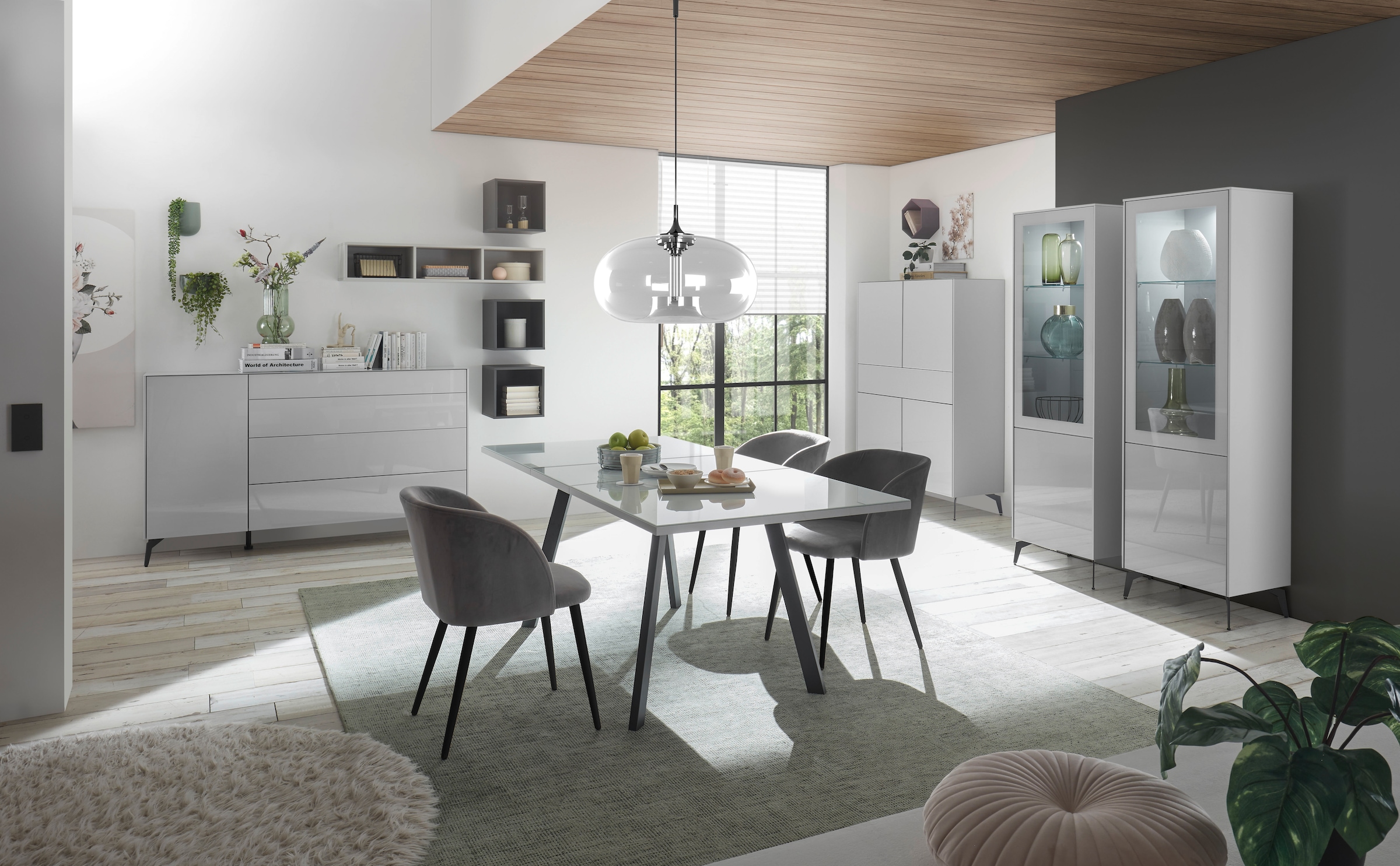 Mäusbacher Standvitrine »Imola TOPSELLER!« OTTOs Choice,  Mäusbacher Vitrine mit Glas- und Holztür