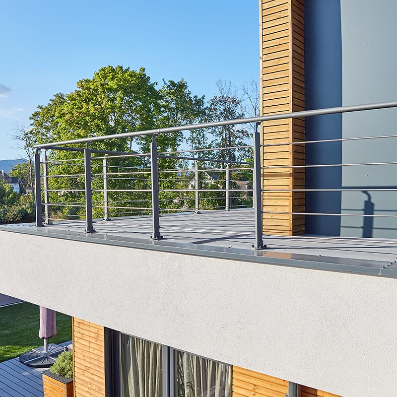 INOLINE - extra paal - kleur antraciet RAL 7016, vloermontage