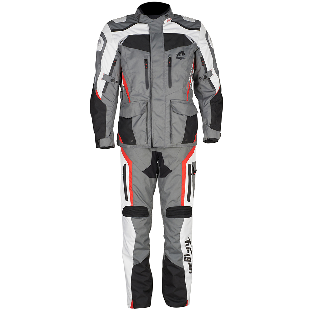 Furygan - Pantalon Apalaches Noir / Gris / Rouge
