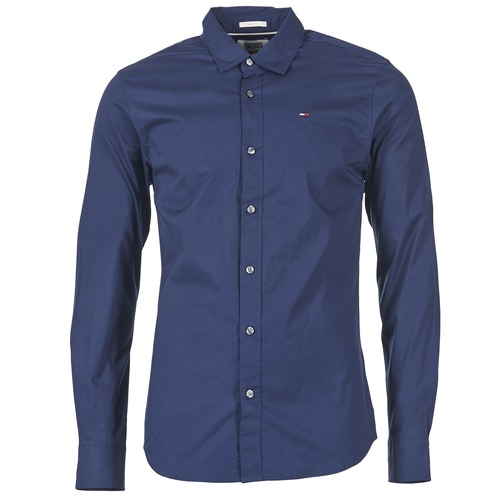 Tommy Jeans - TJM ORIGINAL STRETCH SHIRT - Marine
